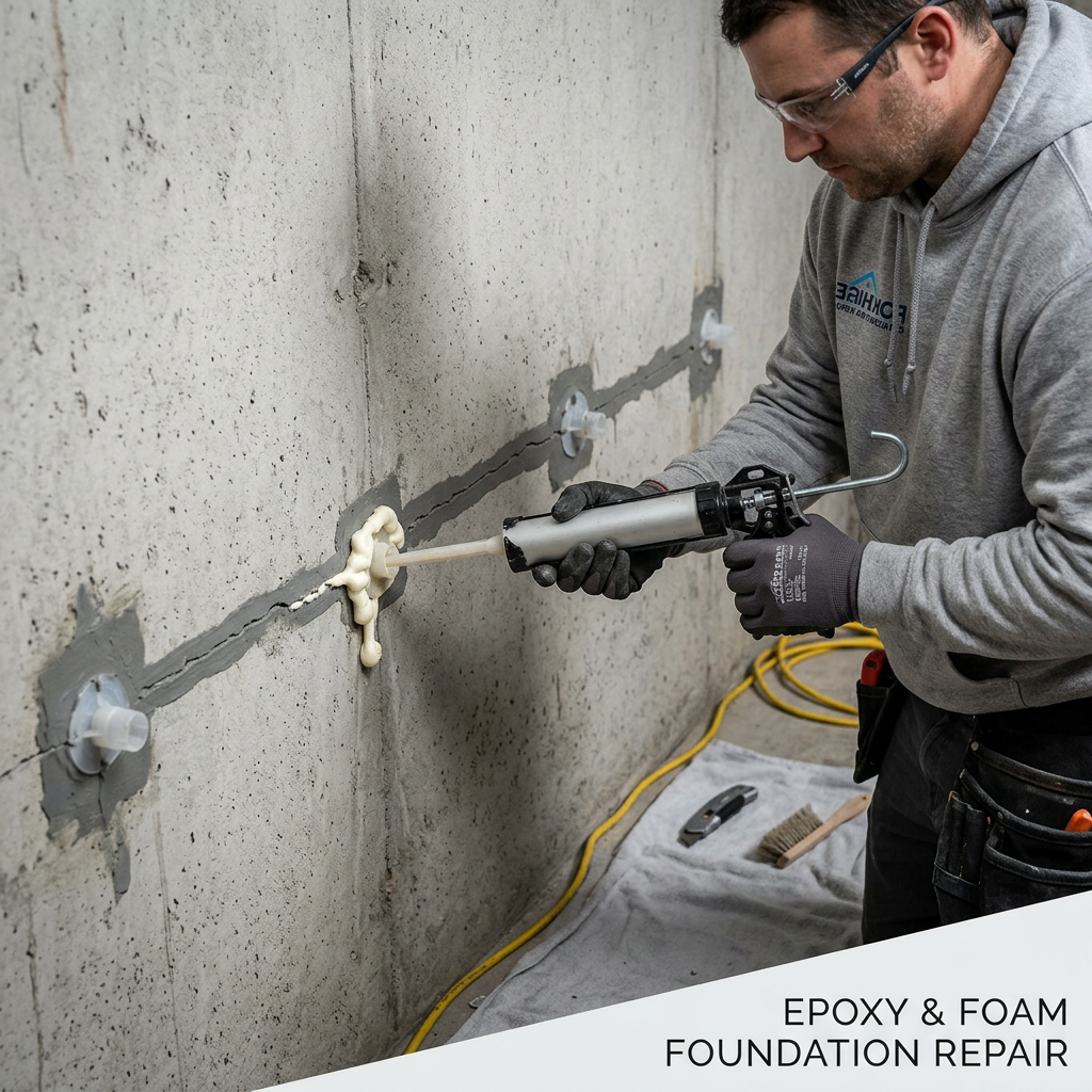 Bowing Wall Repair — NKY Foundation Pros